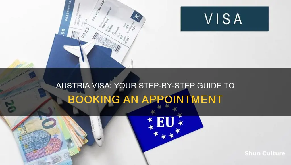 how do I book an appointment for austria visa