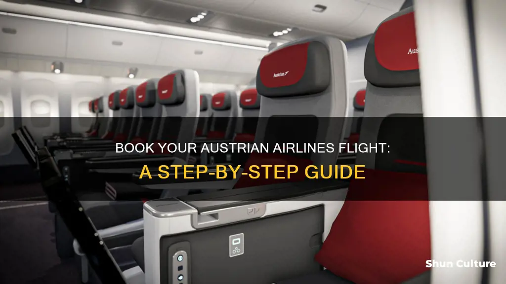 how do I book my seat on austrian airlines