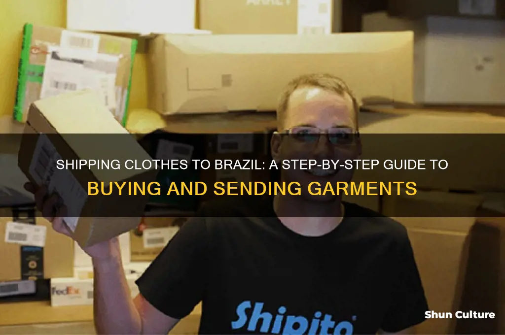 how do I buy garments and send to brazil