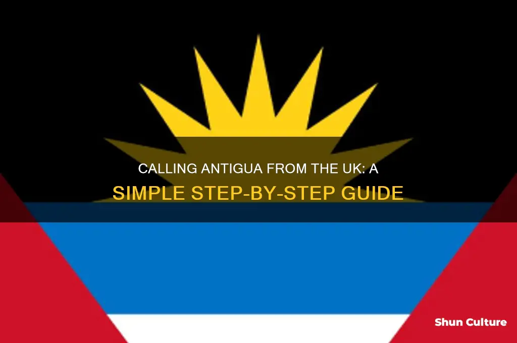 how do I call antigua from uk