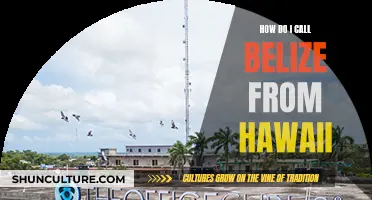 Making International Calls: Belize from Hawaii