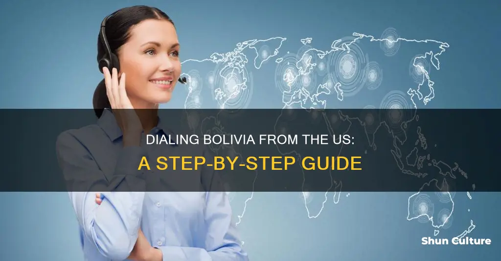 how do I call bolivia from the usa