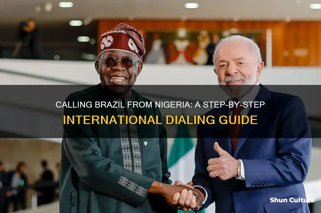 how do I call brazil from nigeria