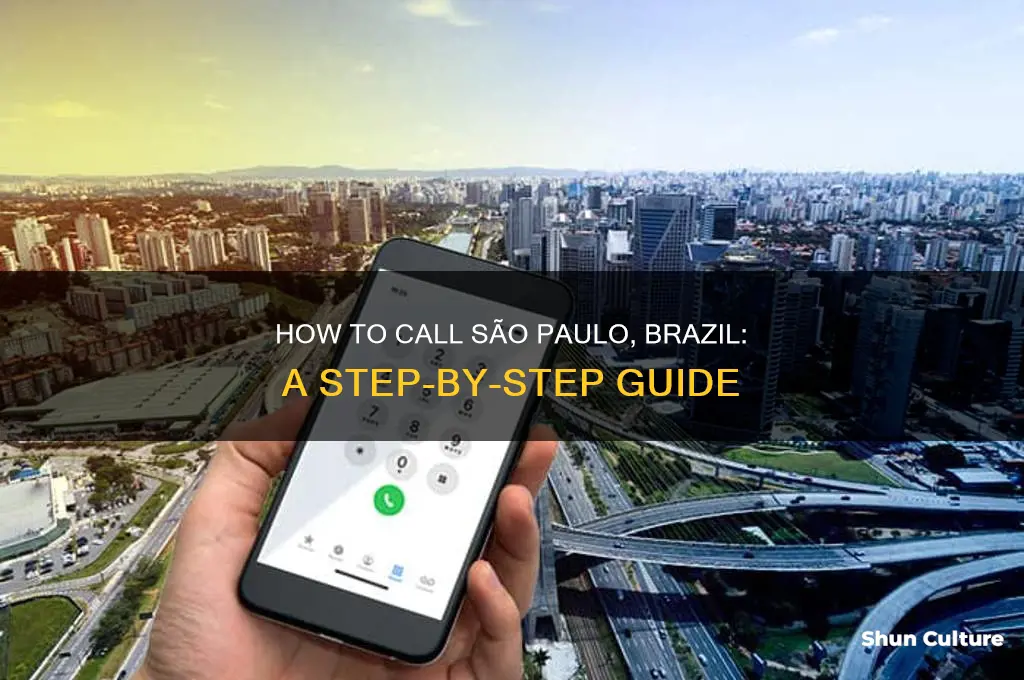 how do I call sao paulo brazil