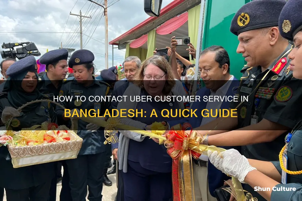 how do I call uber customer service bangladesh
