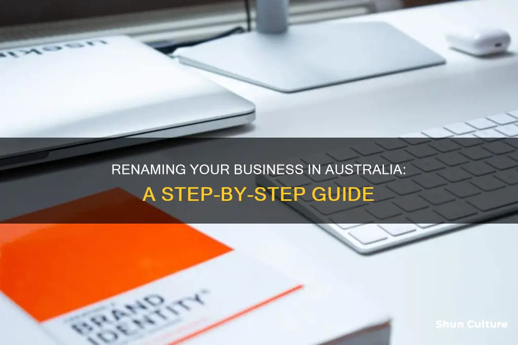 how do I change my business name in australia