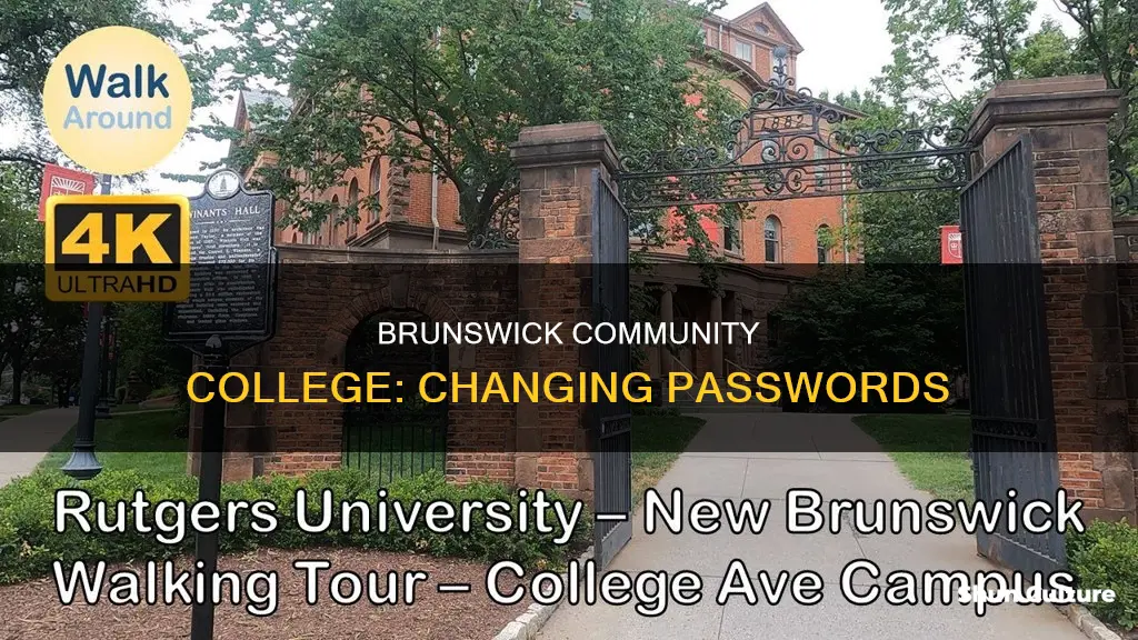 how do I change password on brunswick community college