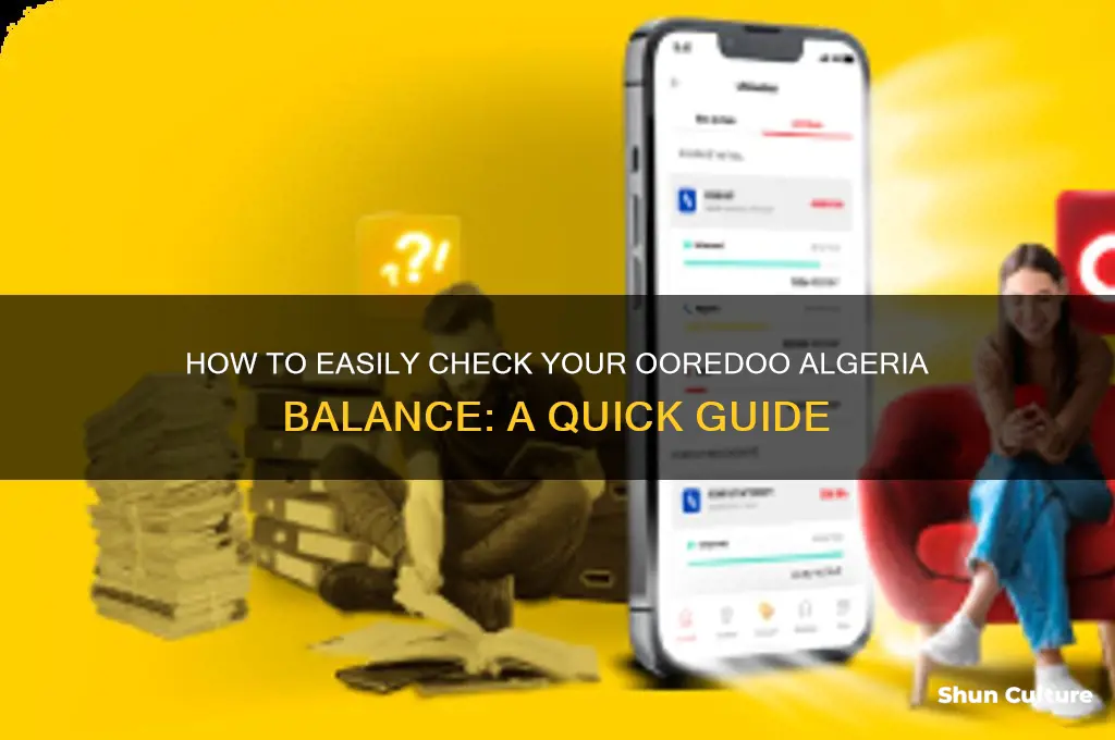 how do I check my balance on ooredoo algeria