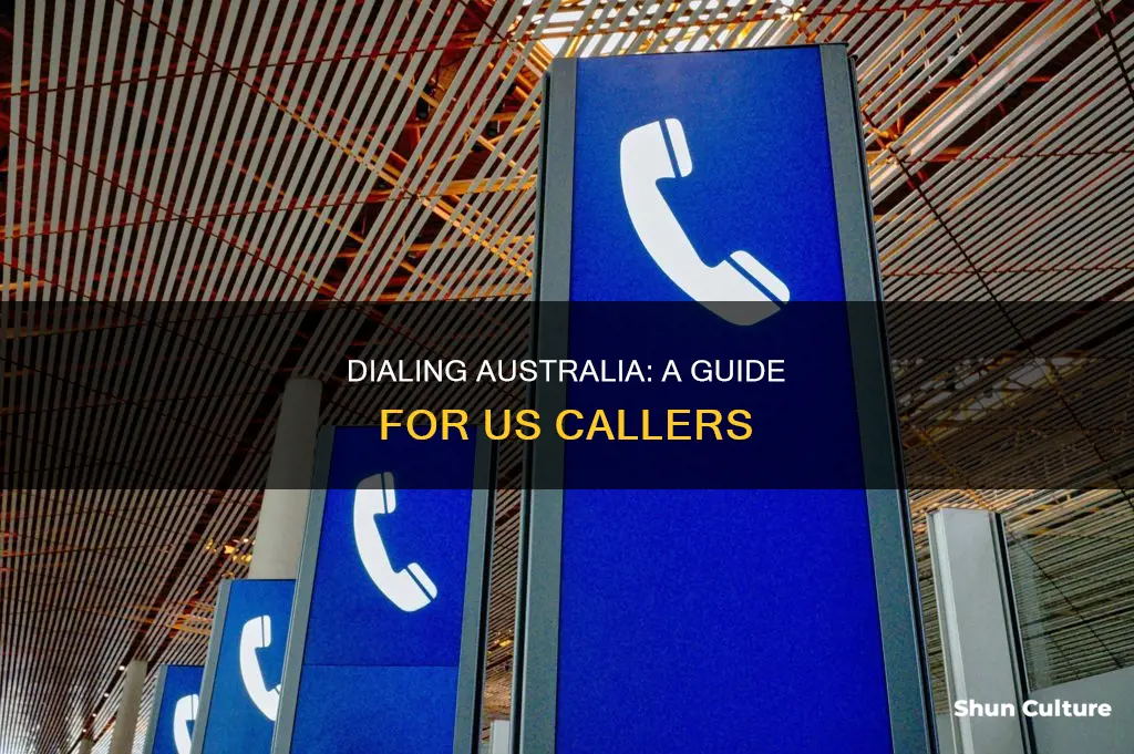 how do I dial an australian number from the us