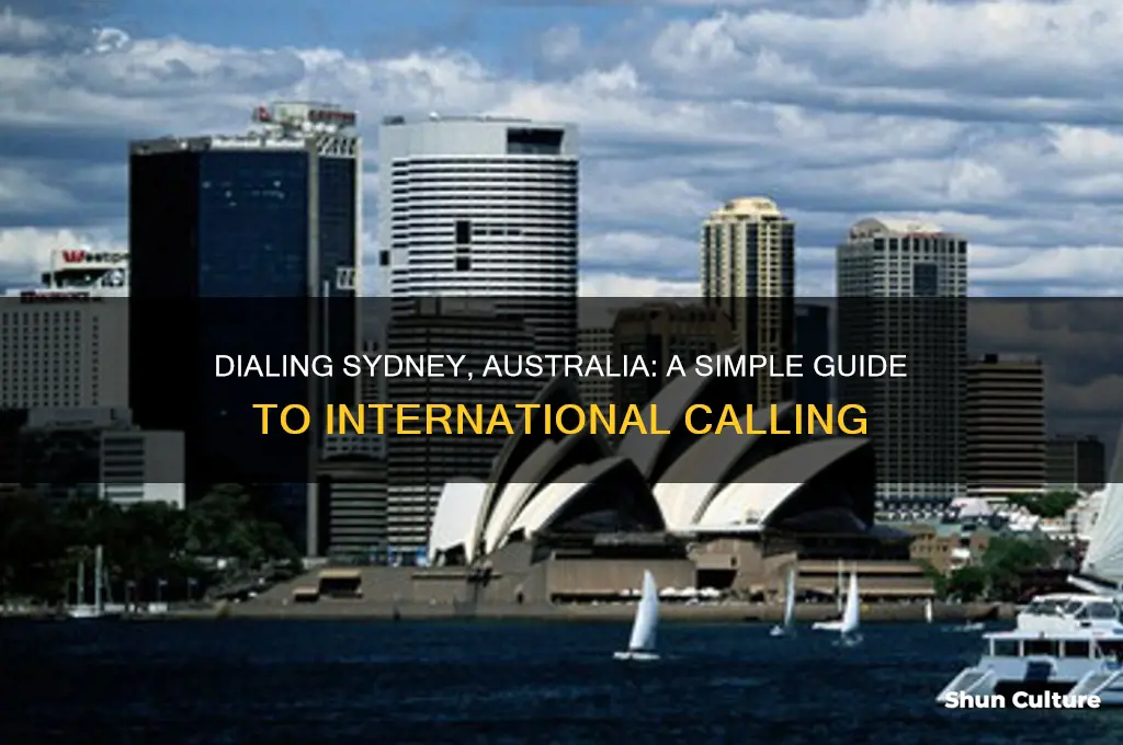 how do I dial sydney australia