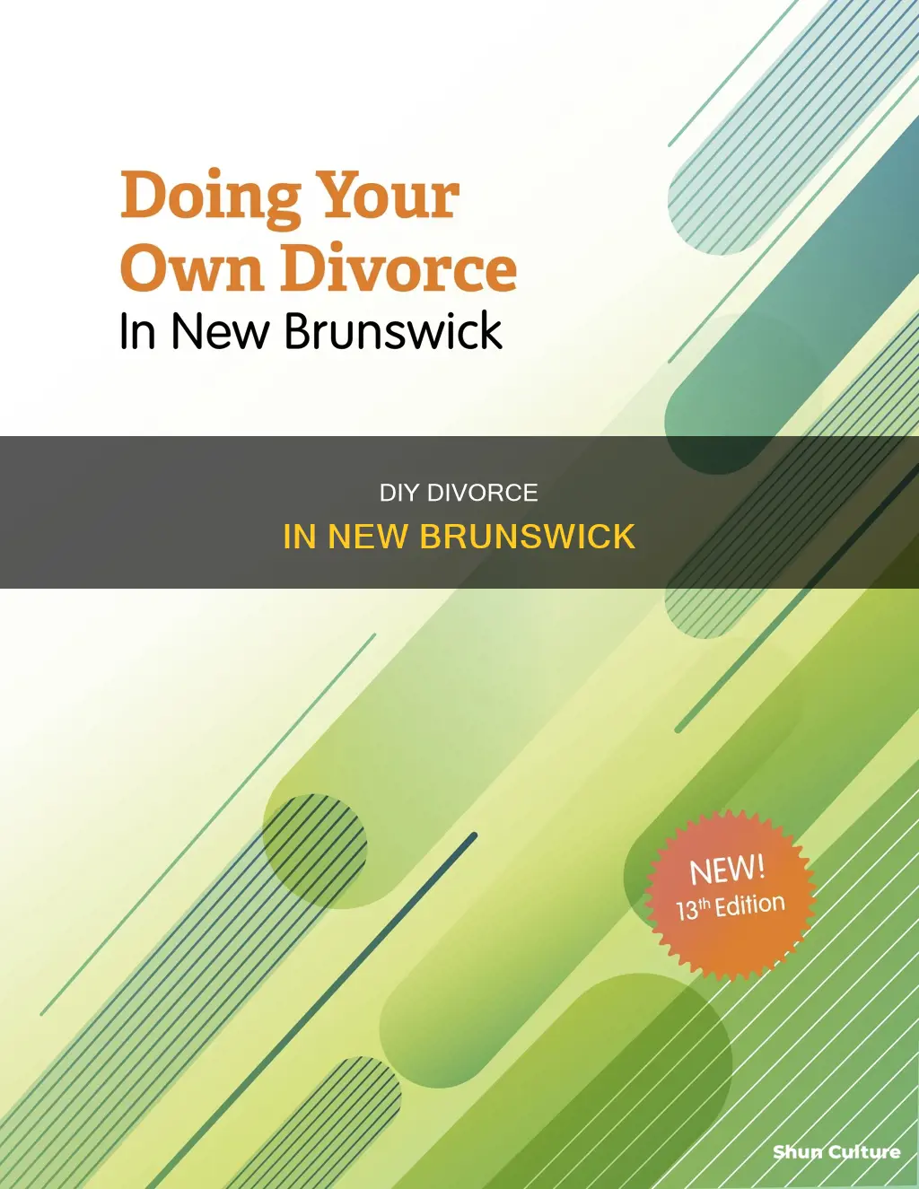 how do I do my own divorce in new brunswick