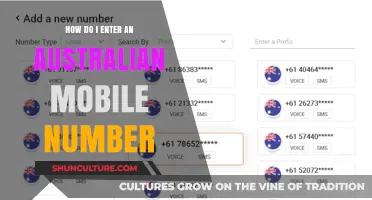 Entering Australian Mobile Numbers: A Quick Guide