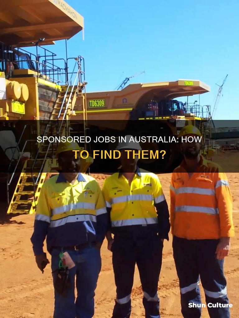 how do I find a sponsored job in australia