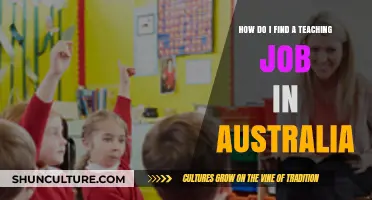 Teaching Jobs in Australia: Where to Look