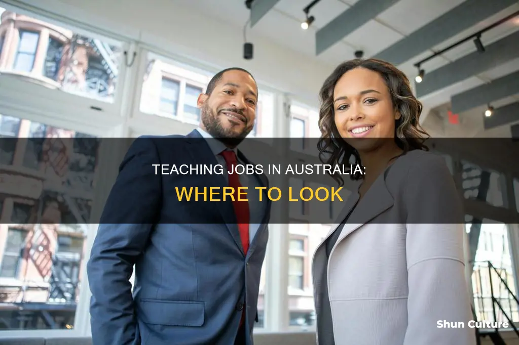 how do I find a teaching job in australia