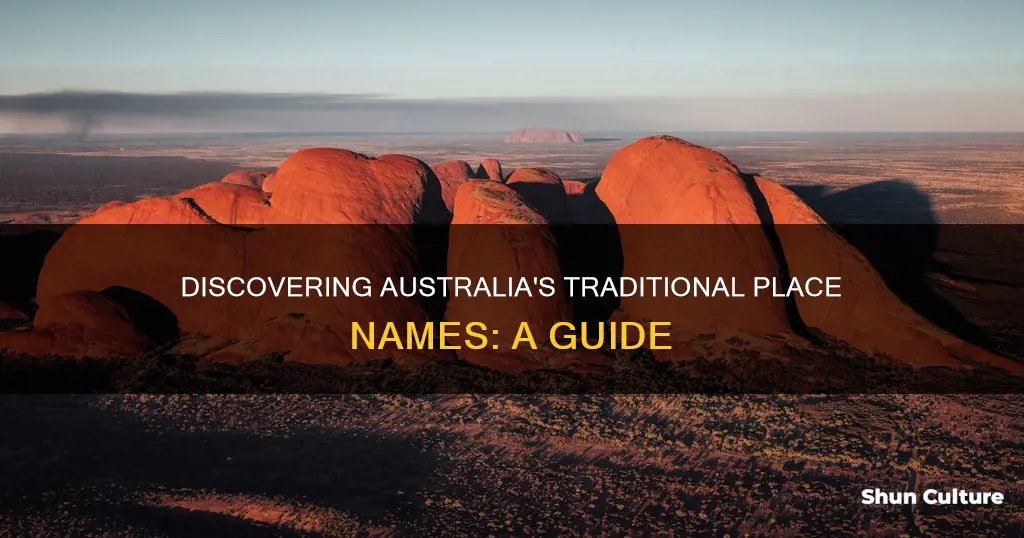 how do I find a traditional place name in australia