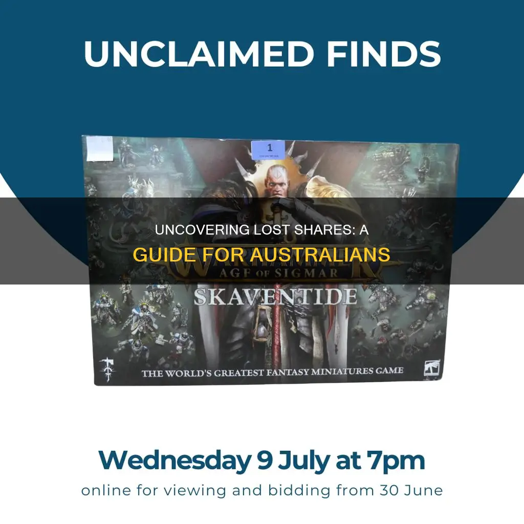 how do I find lost shares australia