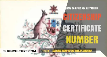 Finding Your Australian Citizenship Certificate Number