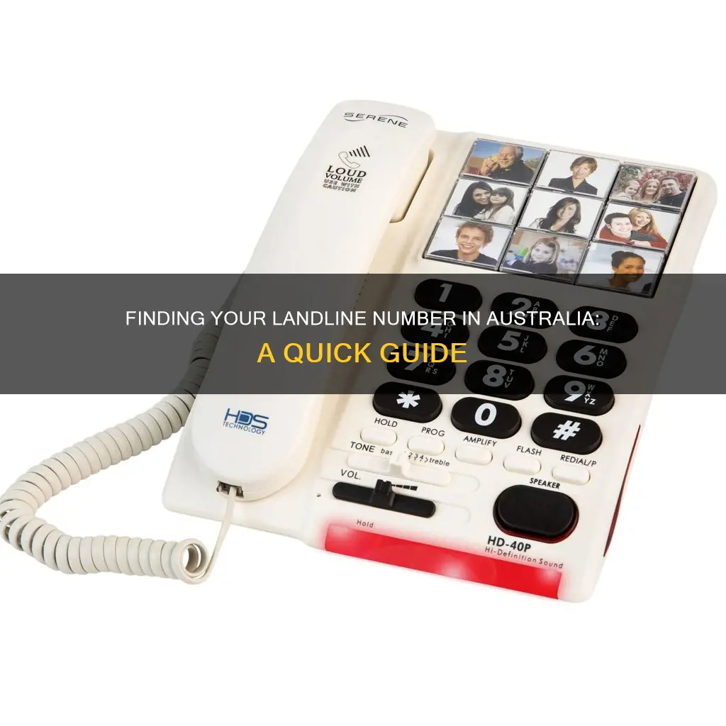 how do I find my landline number australia
