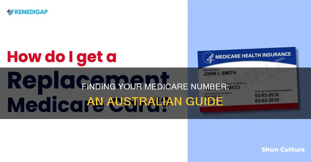 how do I find my medicare number australia