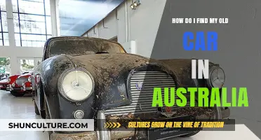 Finding Your Old Car: A Guide for Australians