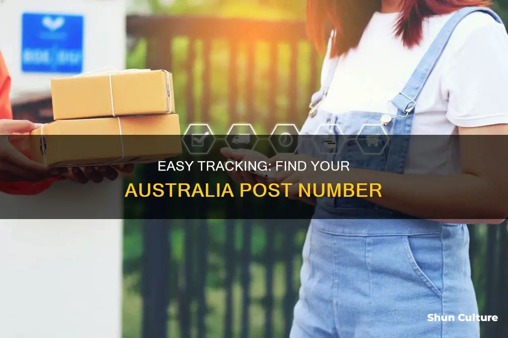 how do I find my tracking number australia post