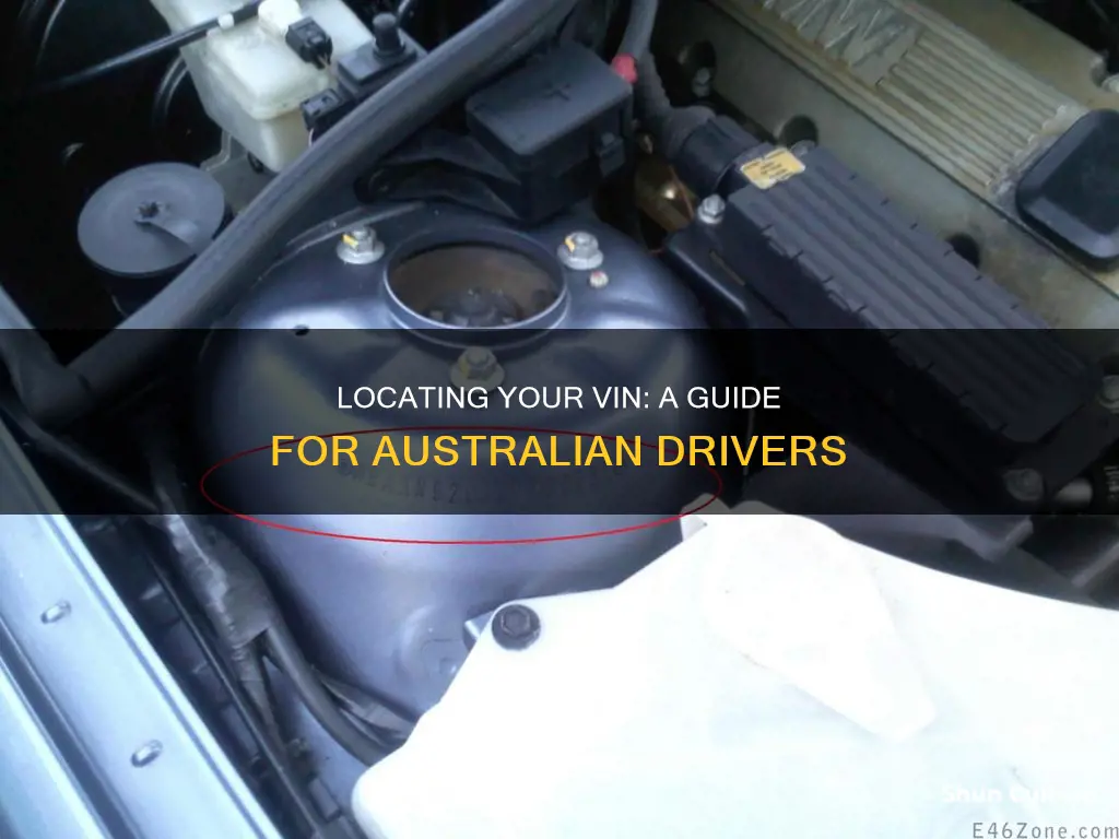 how do I find my vin number australia