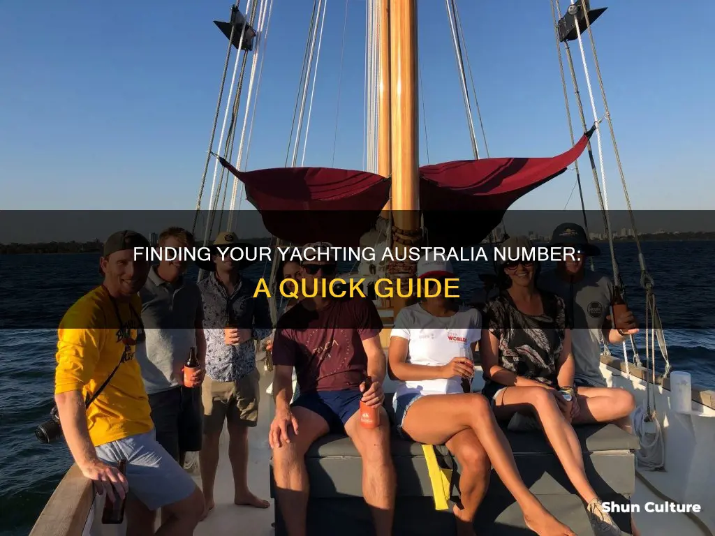 how do I find my yachting australia number