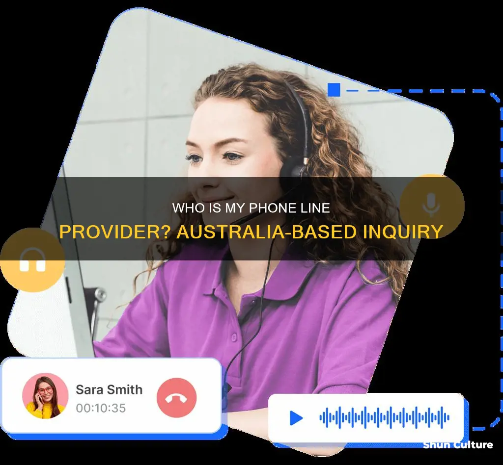how do I find out my phone line provider australia