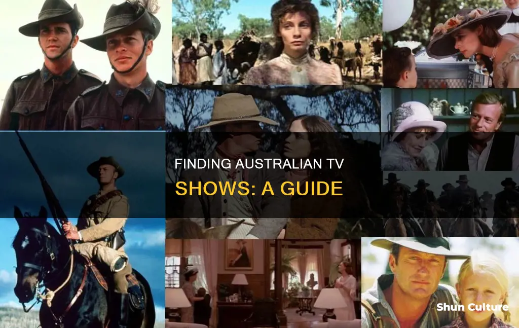how do I find shows from australia