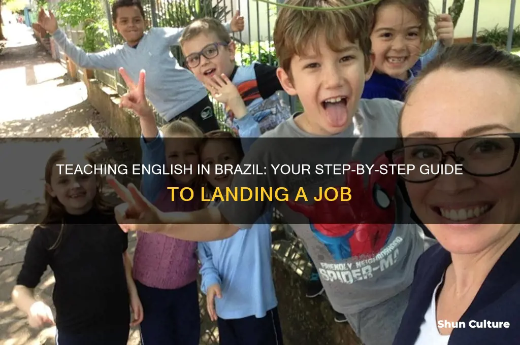 how do I get a job teaching english in brazil
