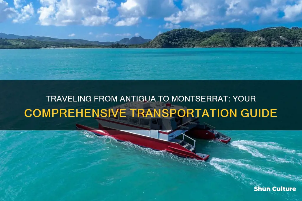 how do I get from antigua to montserrat