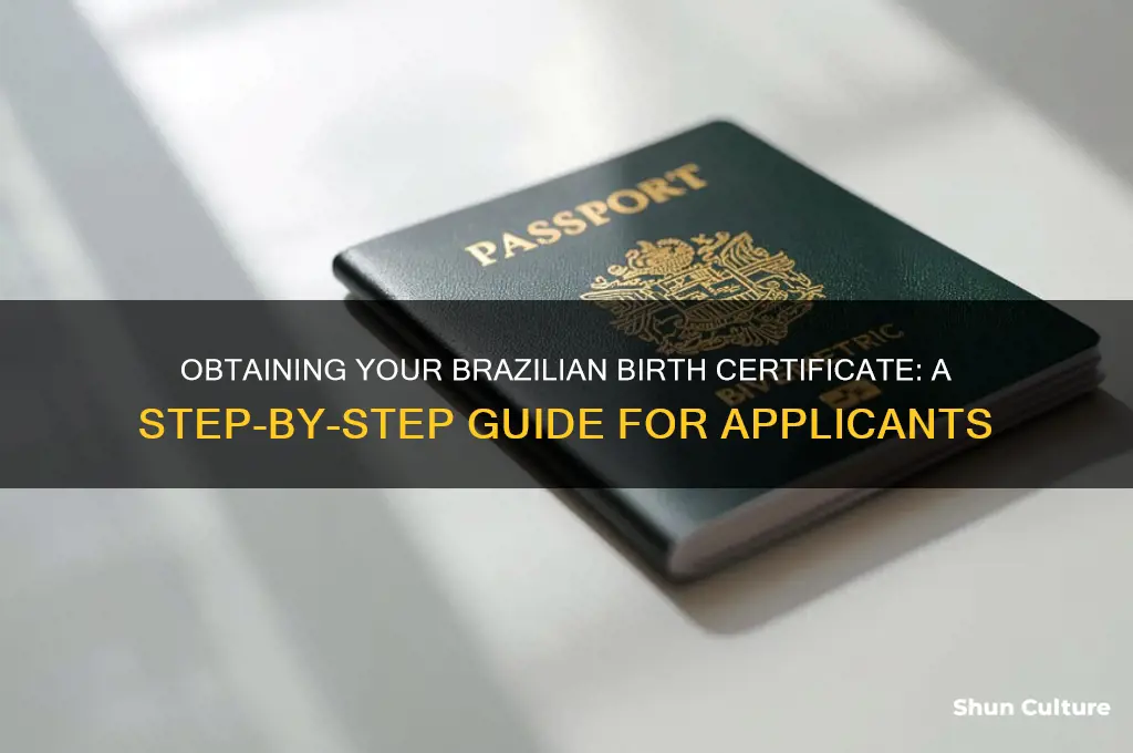 how do I get my birth certificate from brazil