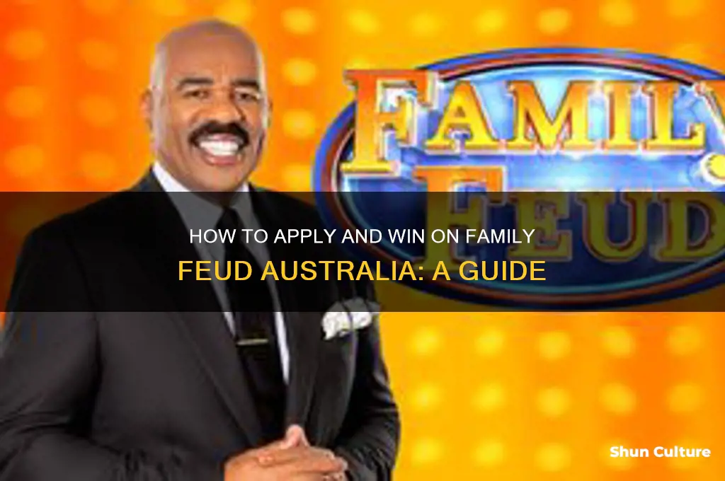 how do I go on family feud australia
