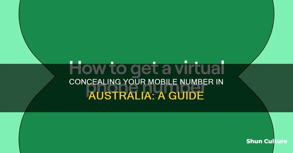 how do I hide my mobile number in australia