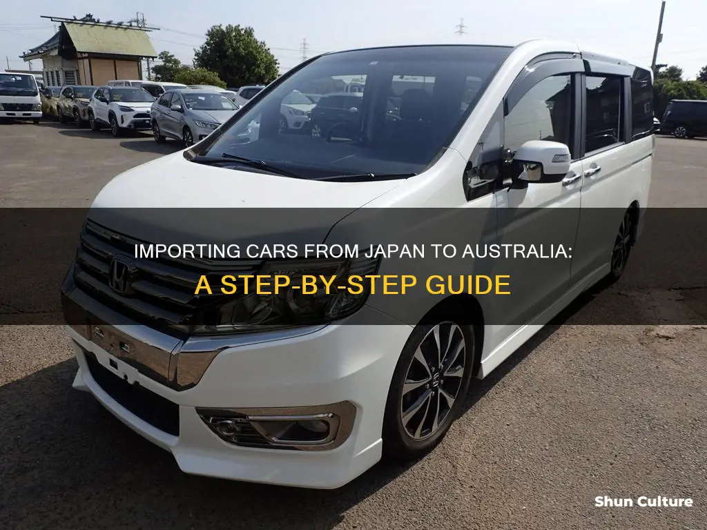 how do I import a car from japan to australia