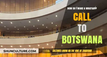 How to Make a WhatsApp Call to Botswana: Easy Steps