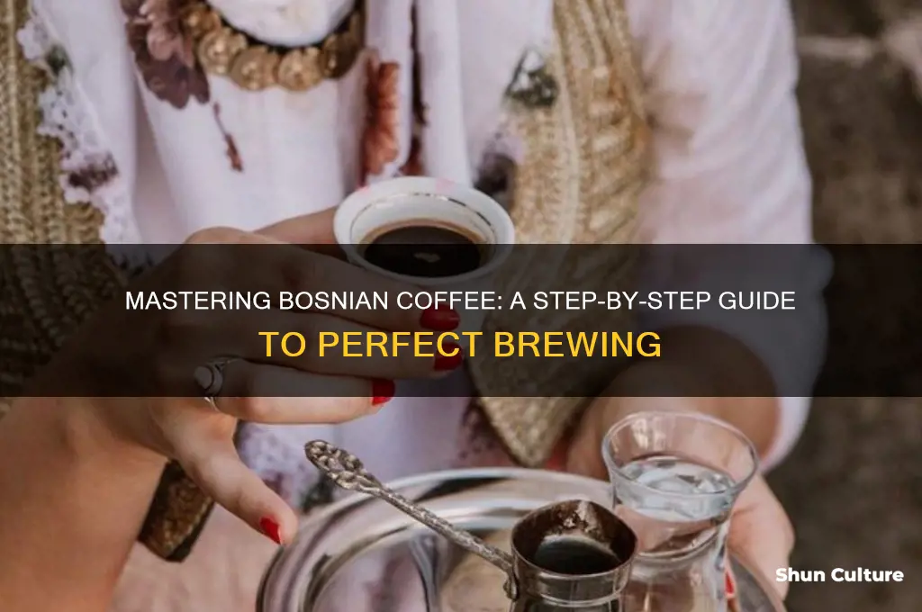 how do I make bosnian coffee