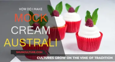 Make Mock Cream: The Australian Way