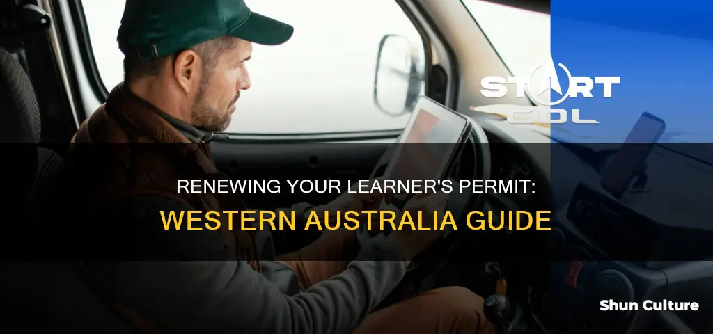 how do I renew my learners permit western australia