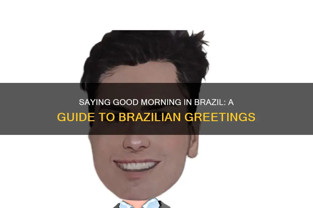 how do I say good morning in brazil