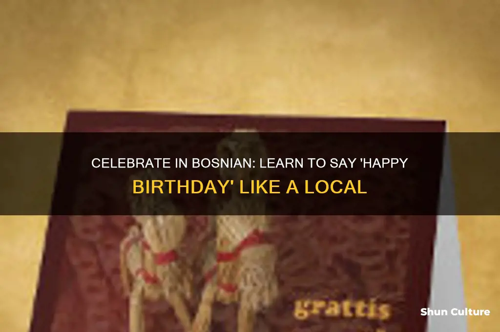 how do I say happy birthday in bosnian