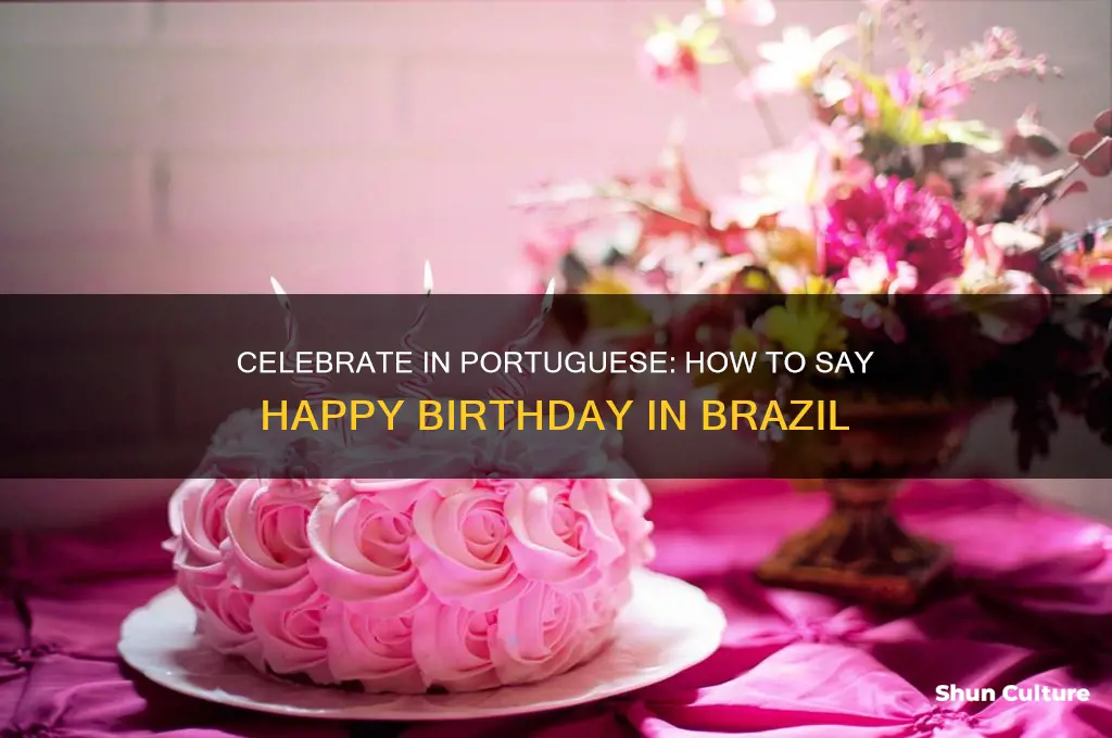 how do I say happy birthday in brazil