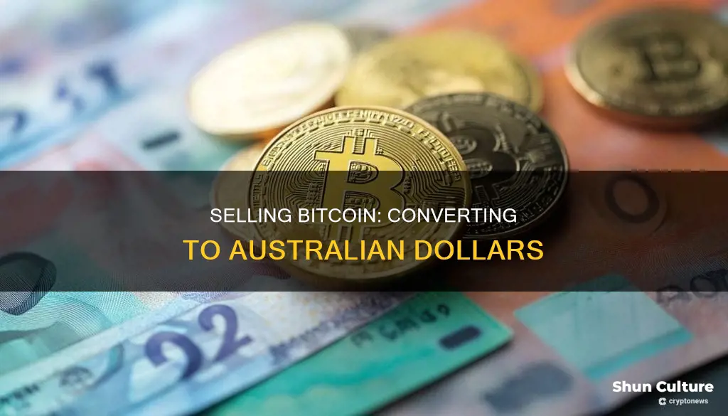 how do I sell bitcoin into australian dollars