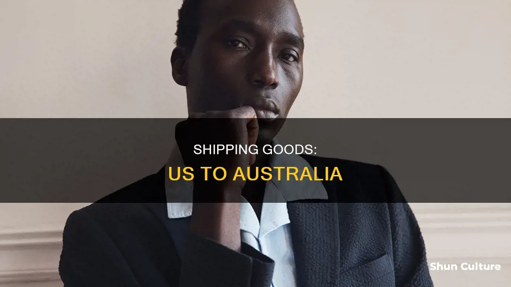 how do I ship goods from the us to australia