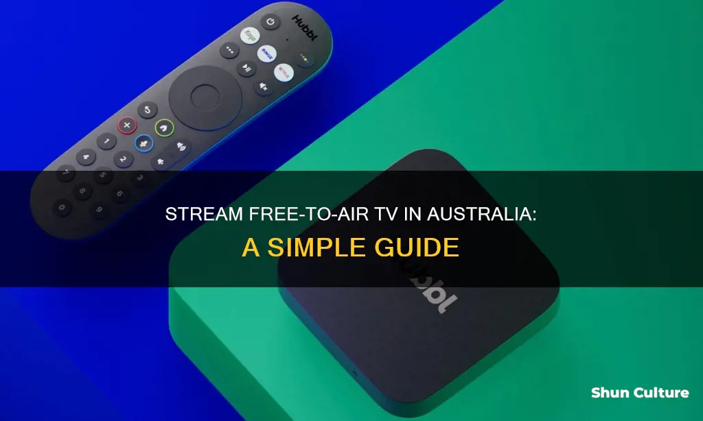 how do I stream free to air tv australia