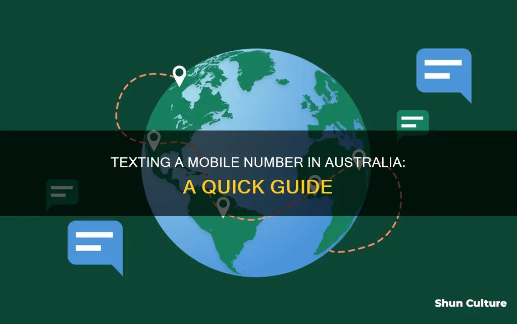 how do I text a mobile number in australia