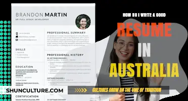 Crafting a Standout Resume: The Australian Guide