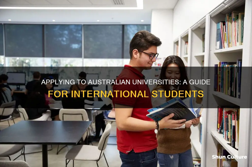 how do international students apply to australian universities
