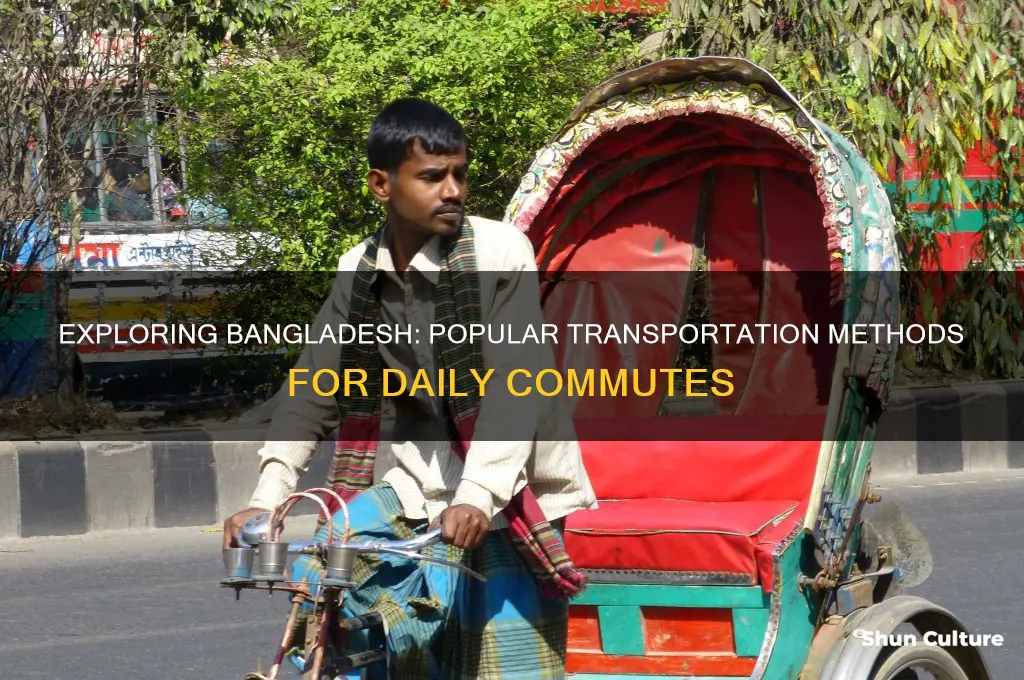 how do most people get around in bangladesh